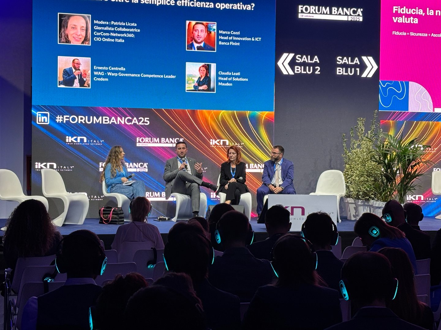 Panel a Forum Banca 2025 dedicato a innovazione, fiducia, sicurezza ed efficienza operativa nel banking